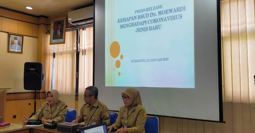 Press Release Terkait Kesiapan RSUD Dr. Moewardi Menghadapi Coronavirus Jenis Baru